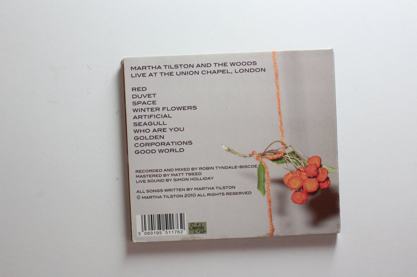 Martha Tilston - Real: Live at Union Chapel (VG)