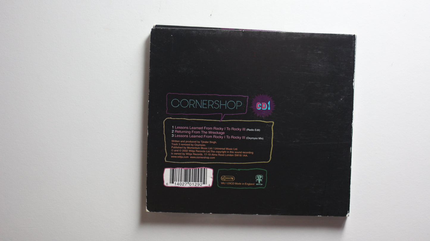 Cornershop - Lessons Learned From Rocky I To Rocky III (CD1) (VG+)