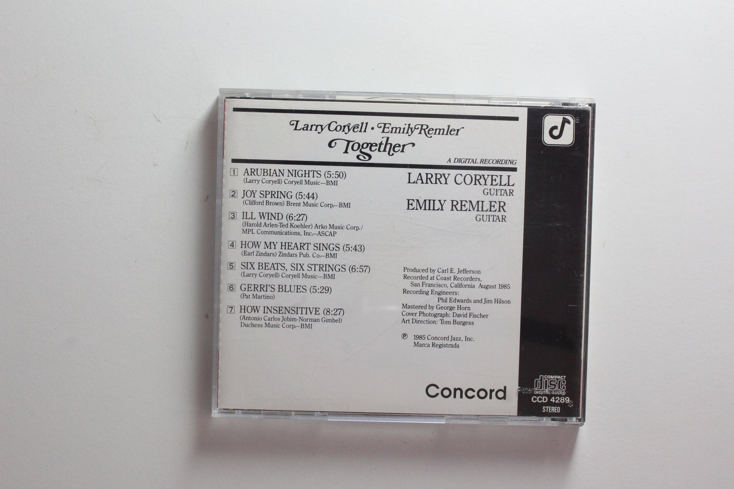 Larry Coryell, Emily Remler - Together (VG-)