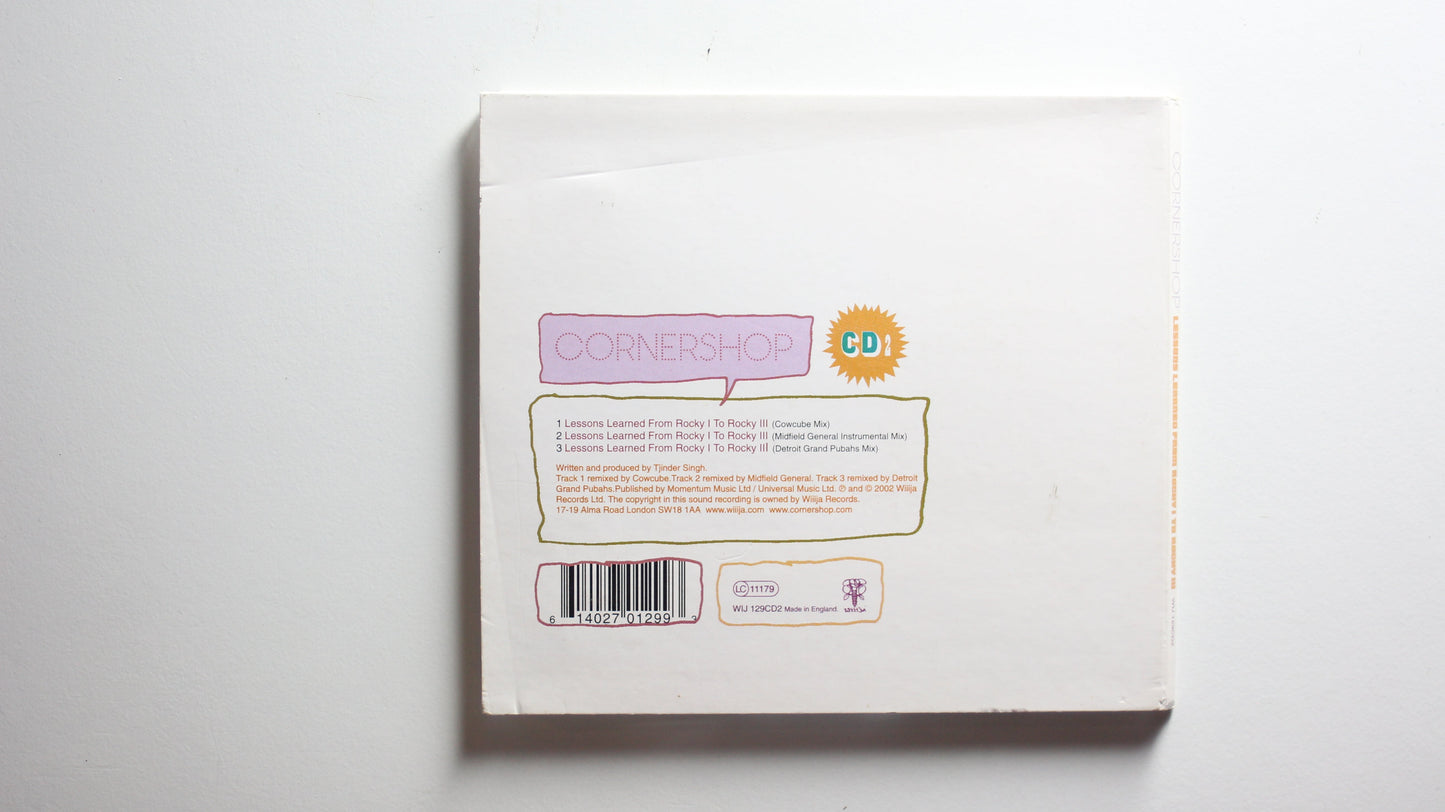 Cornershop - Lessons Learned From Rocky I To Rocky III (CD2) (VG)