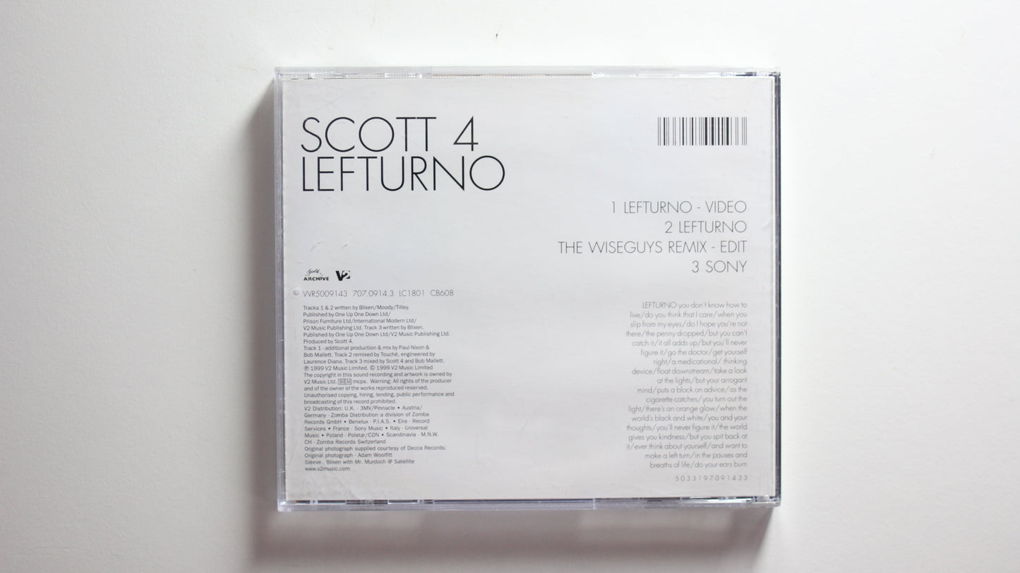 Scott 4 - Lefturno (NM-)