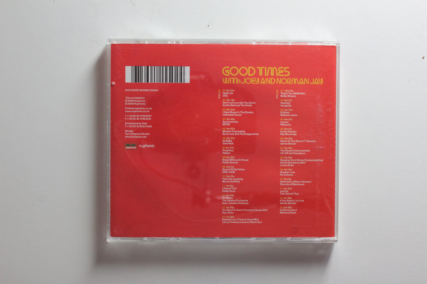 Joey and Norman Jay - Good Times (VG-)