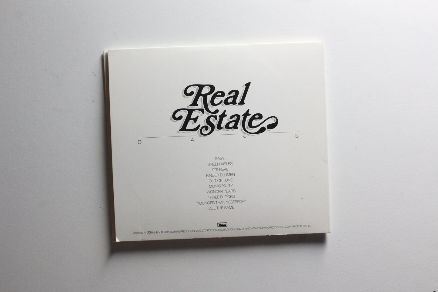 Real Estate - Days (VG+)