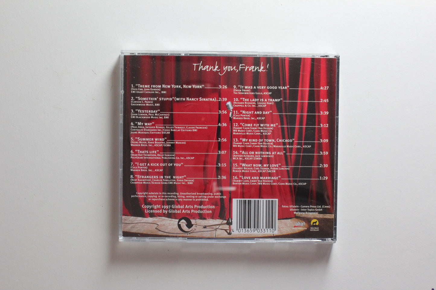Frank Sinatra - Thank You, Frank! Frank Sinatras Welterfolge (VG)