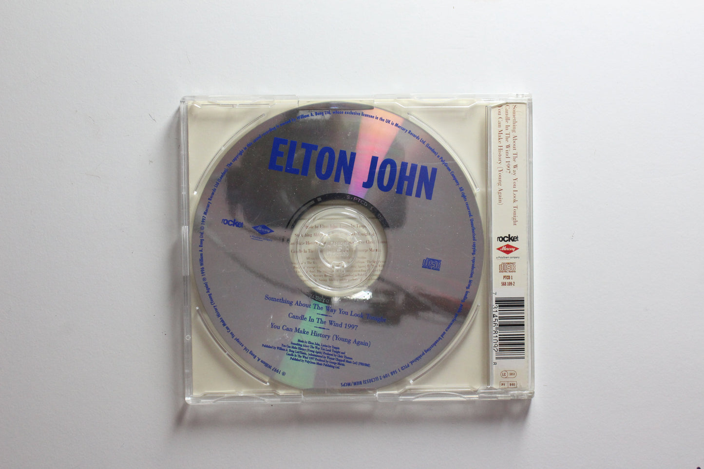 Elton John - The Way You Look Tonight / Candle In The Wing 1997 (VG+)