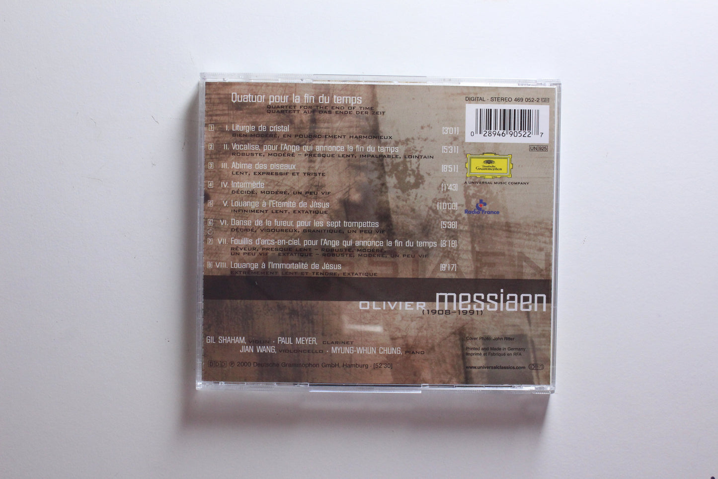Messiaen, Gil Shaham, Paul Meyer, Jian Wang, Myung-Whun Chung - Quatuor Pour La Fin Du Temps / Quartet For The End Of Time (NM-)
