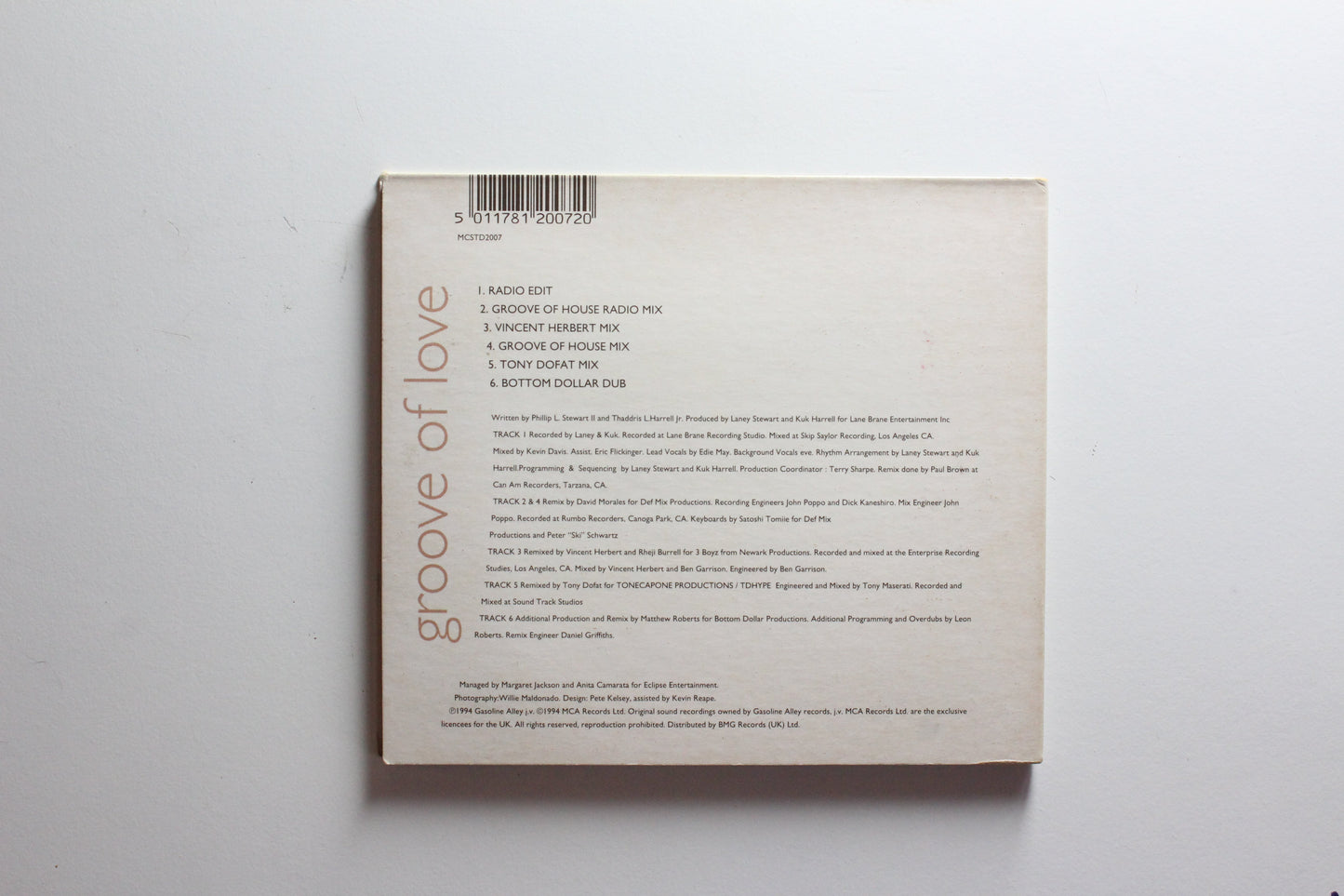 Eve - Groove Of Love (VG)
