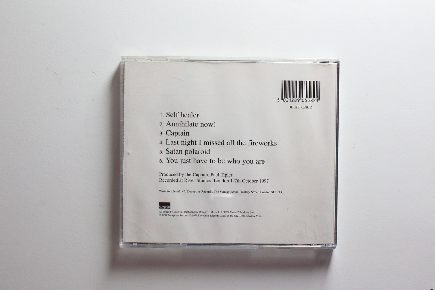 Idlewild - Captain (NM-)
