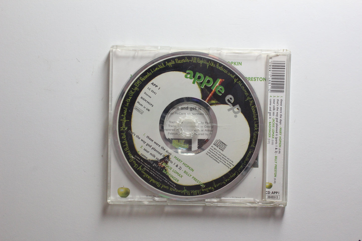 Various Artists (Billy Preston, Badfinger et al) - Apple EP (G+)
