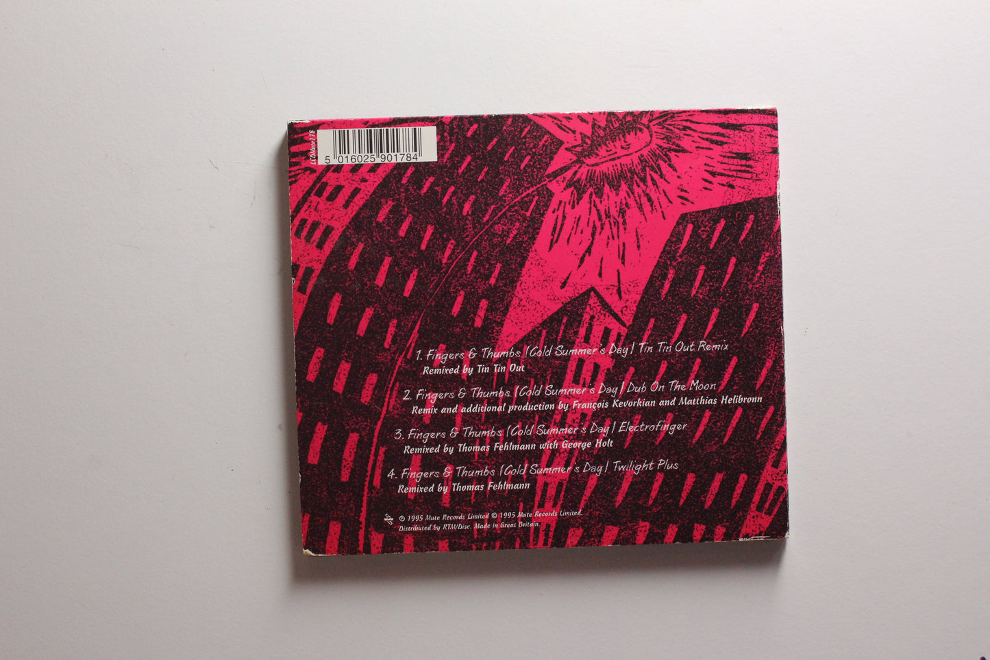 Erasure - Fingers & Thumbs (Cold Summer's Day) (Mixes) (VG)