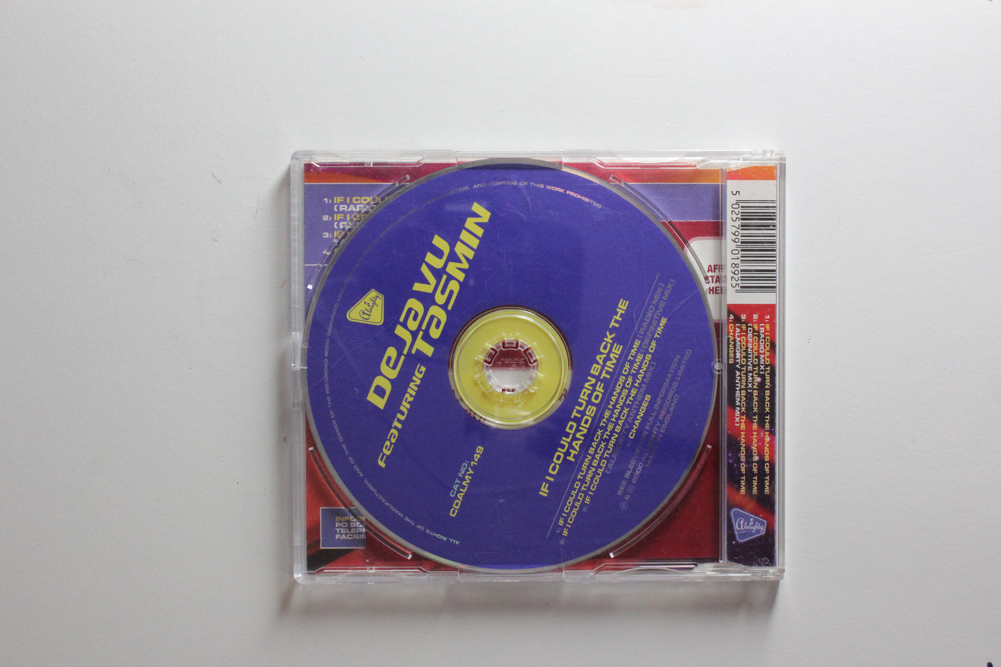 Deja Vu Featuring Tasmin - If I Could Turn Back The Hands Of Time (Dance Version) (VG-)