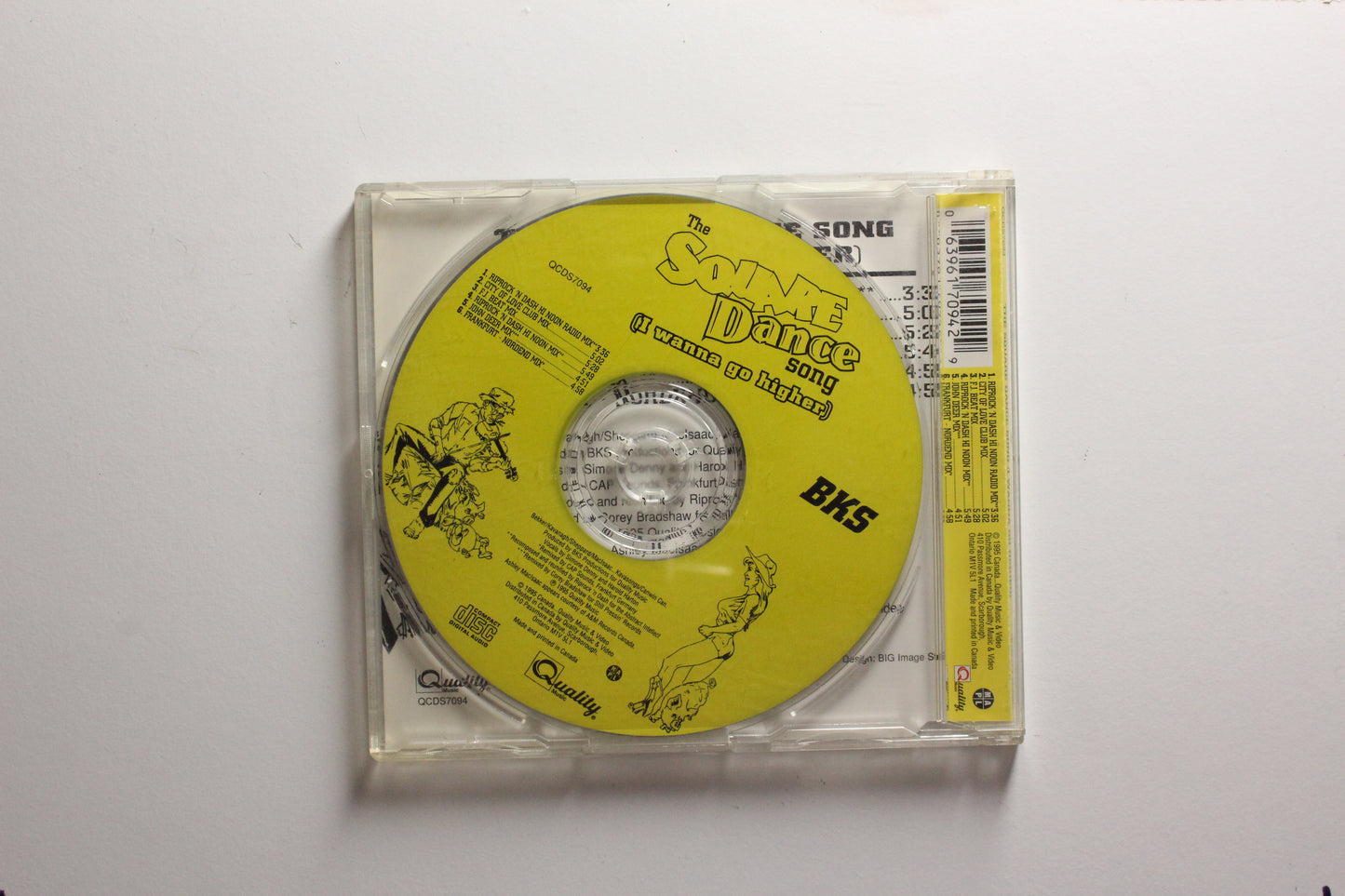 BKS - The Square Dance song (I Wanna Go Higher) (VG-)