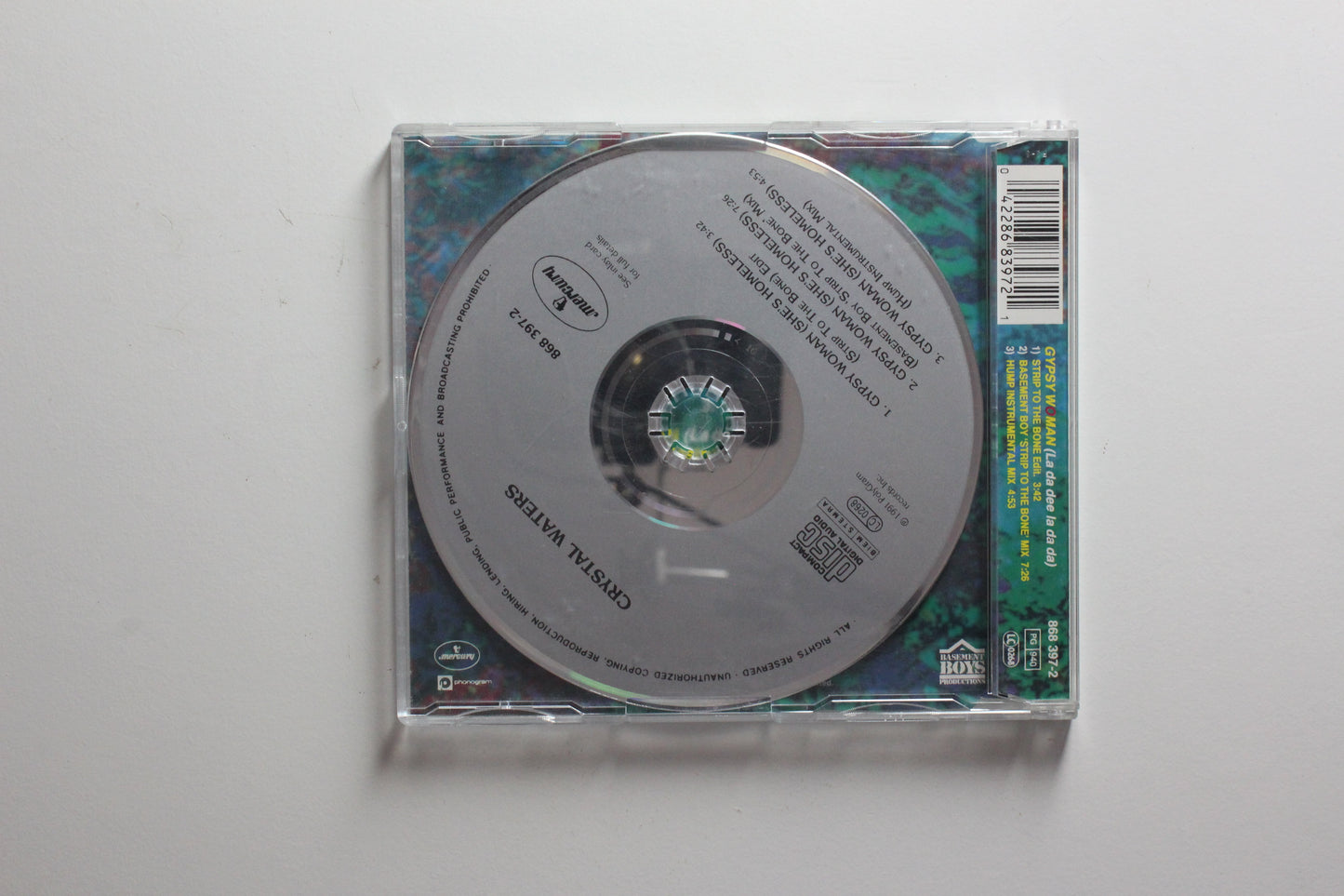 Crystal Waters - Gypsy Woman (La Da Dee La Da Da) (VG-)