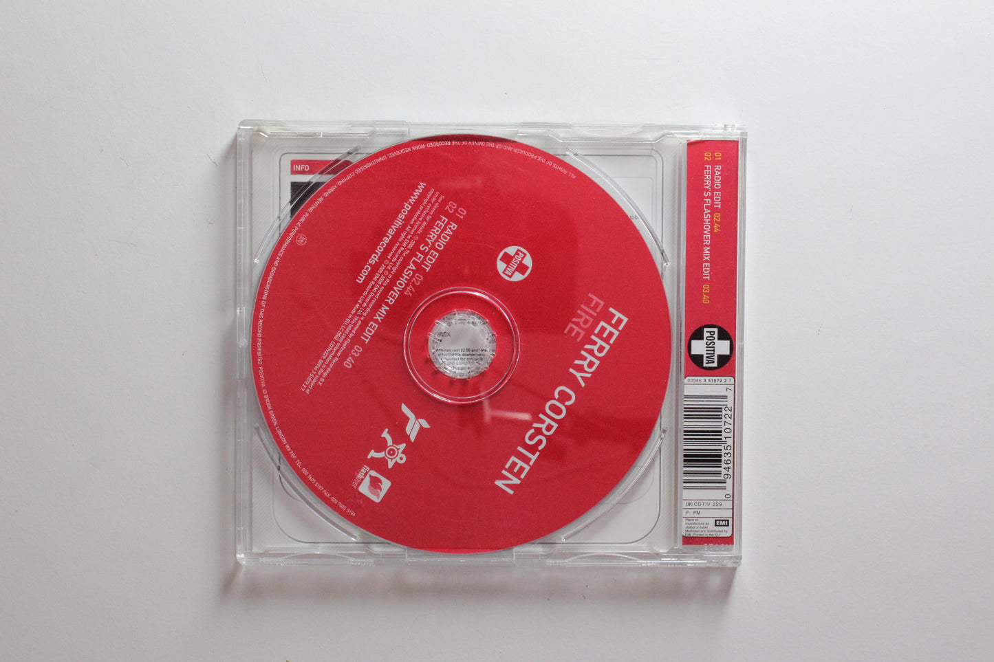 Ferry Corsten - Fire (VG-)