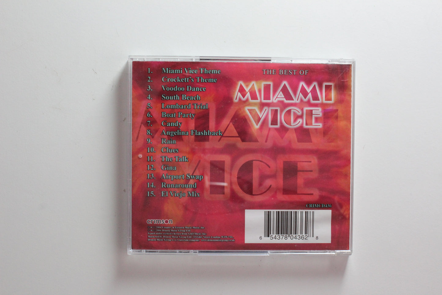 Jan Hammer - The Very Best Of Miama Vice (VG)