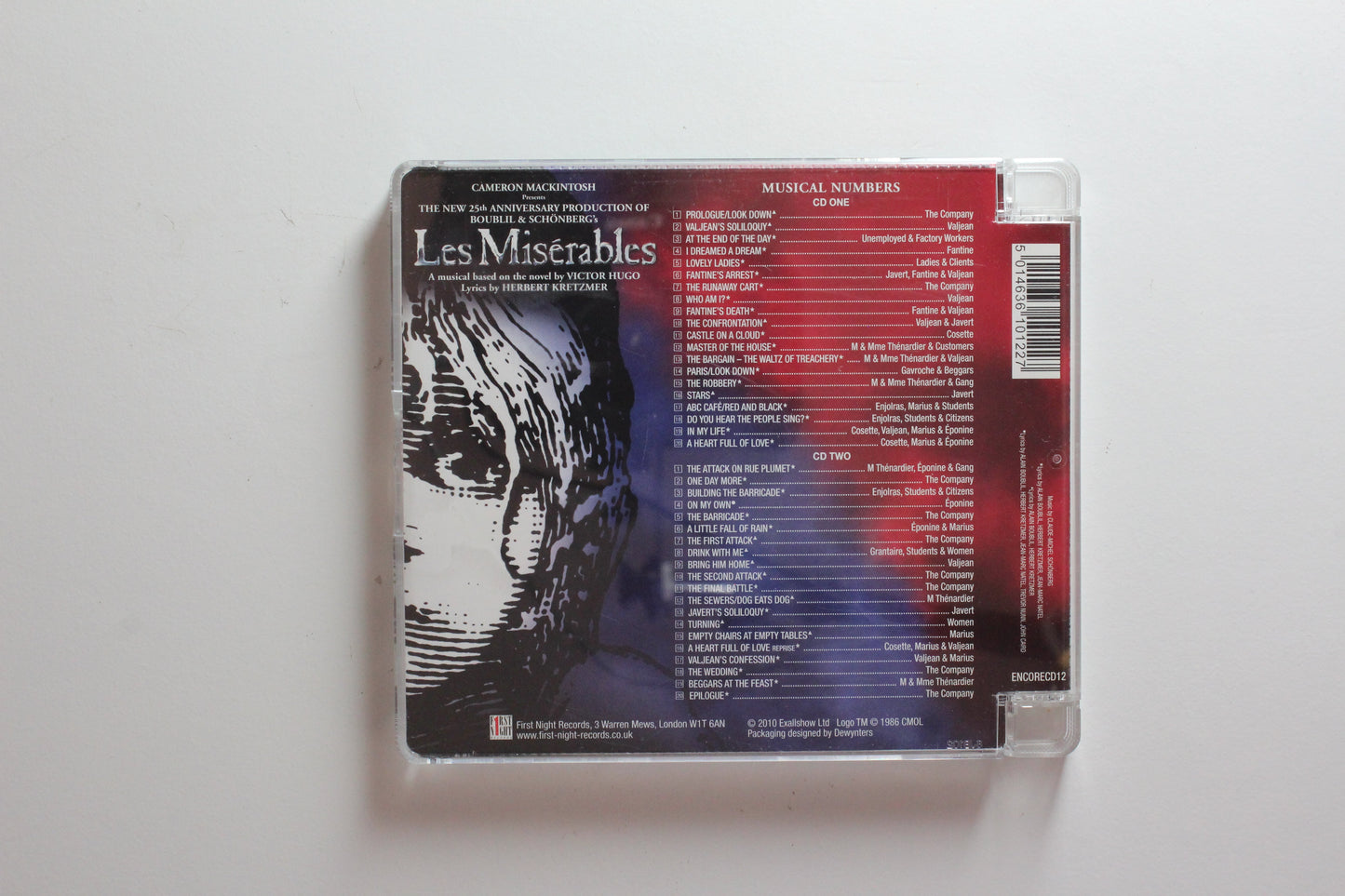 Various - The 2010 Cast Of Les Miserables: Les Miserables Live! Dream The Dream (VG-)