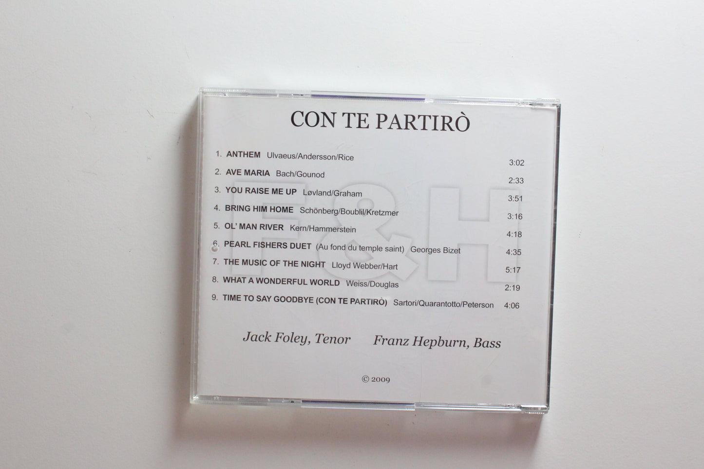 Foley & Hepburn - Con Te Partiro (VG-)