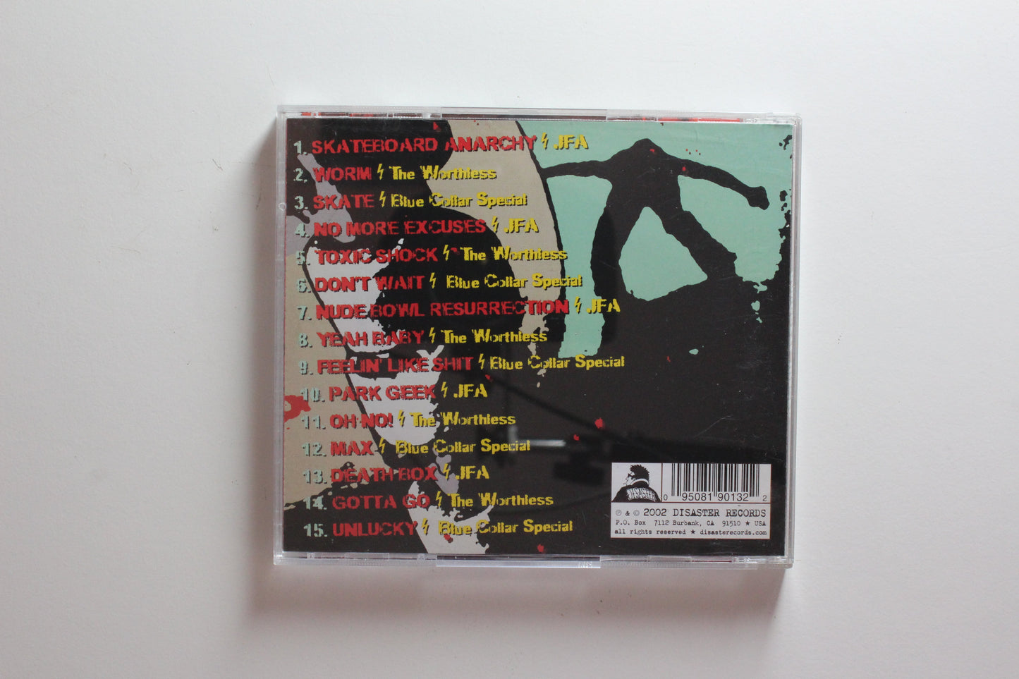 JFA, Blue Collar Special, The Worthless -  Concrete Waves (VG+)