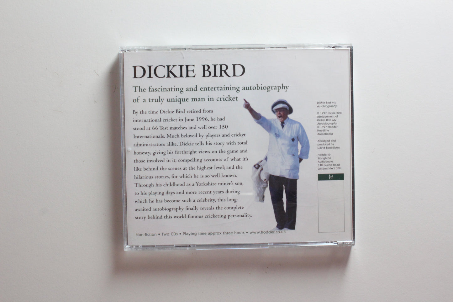 Dickie Bird - Reads His Autobiography (VG+)