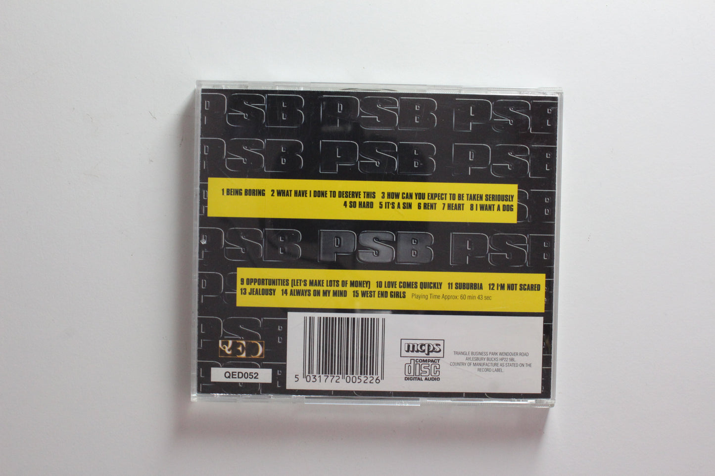 The PS Orchestra & Synthesizers - The Hits Of The Pet Shop Boys (NM-)