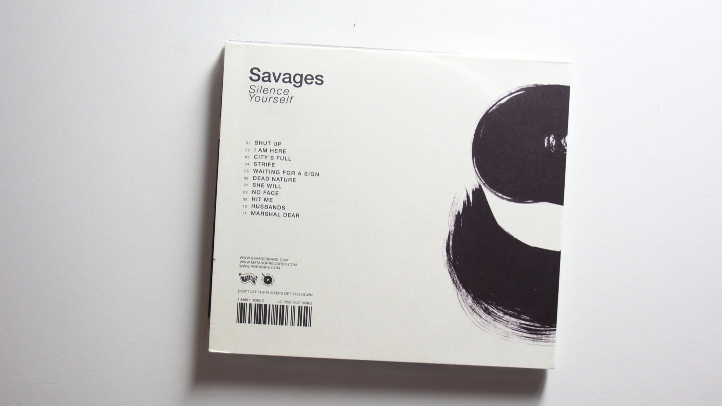 Savages - Silence Yourself (NM-)
