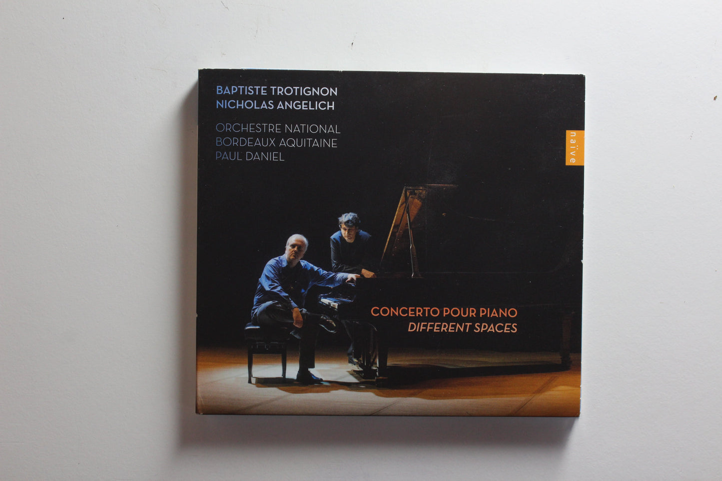Baptiste Trotignon, Nicholas Angelich, Orchestre National Bordeaux Aquitaine Direction: Paul Daniel - Concerto Pour Piano - Different Spaces (G+)
