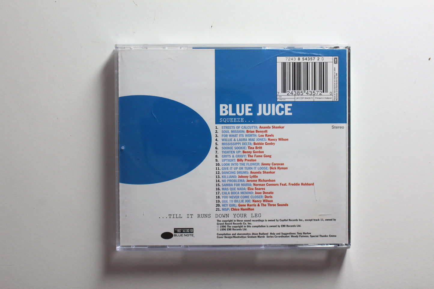 Compilation - Blue Juice: Squeeze... (Blue Note) (VG+)