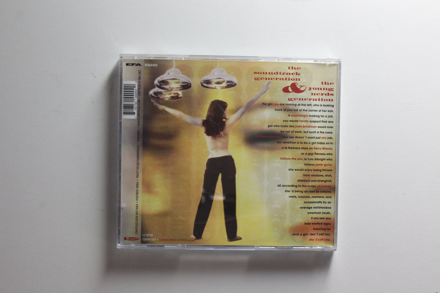 Compilation - Crippled Champions: The Crippled Bargain (The Soundtrack Generation & The Young Nerds Generation) (VG+)