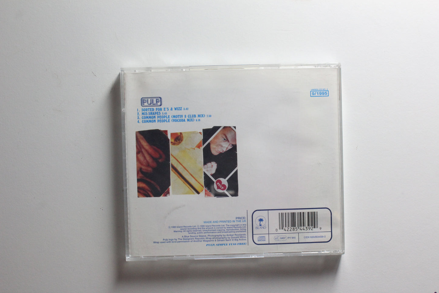 Pulp - Sorted For E's & Wizz/Mis-shapes (G+)