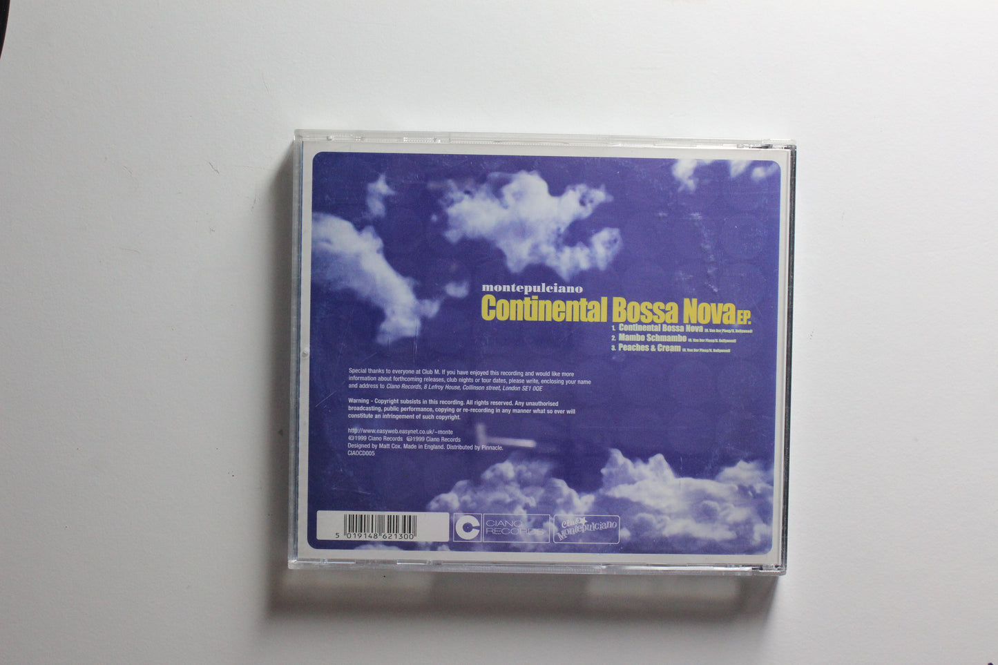 Montepulciano - Continental Bossa Nova (NM-)