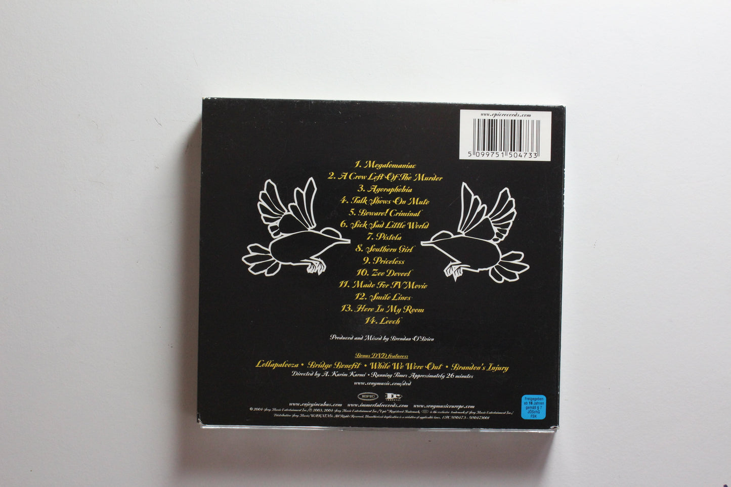 Incubus - A Crow Left Of The Murder…(CD+DVD) (VG)