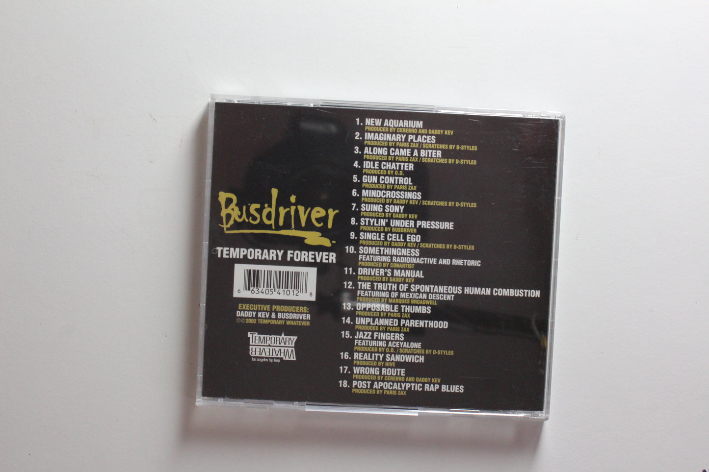 Busdriver - Temporary Forever (VG-)