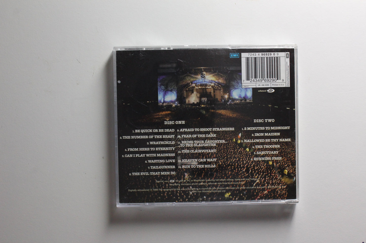 Iron Maiden - Live At Donington August 22nd 1992 (VG+)