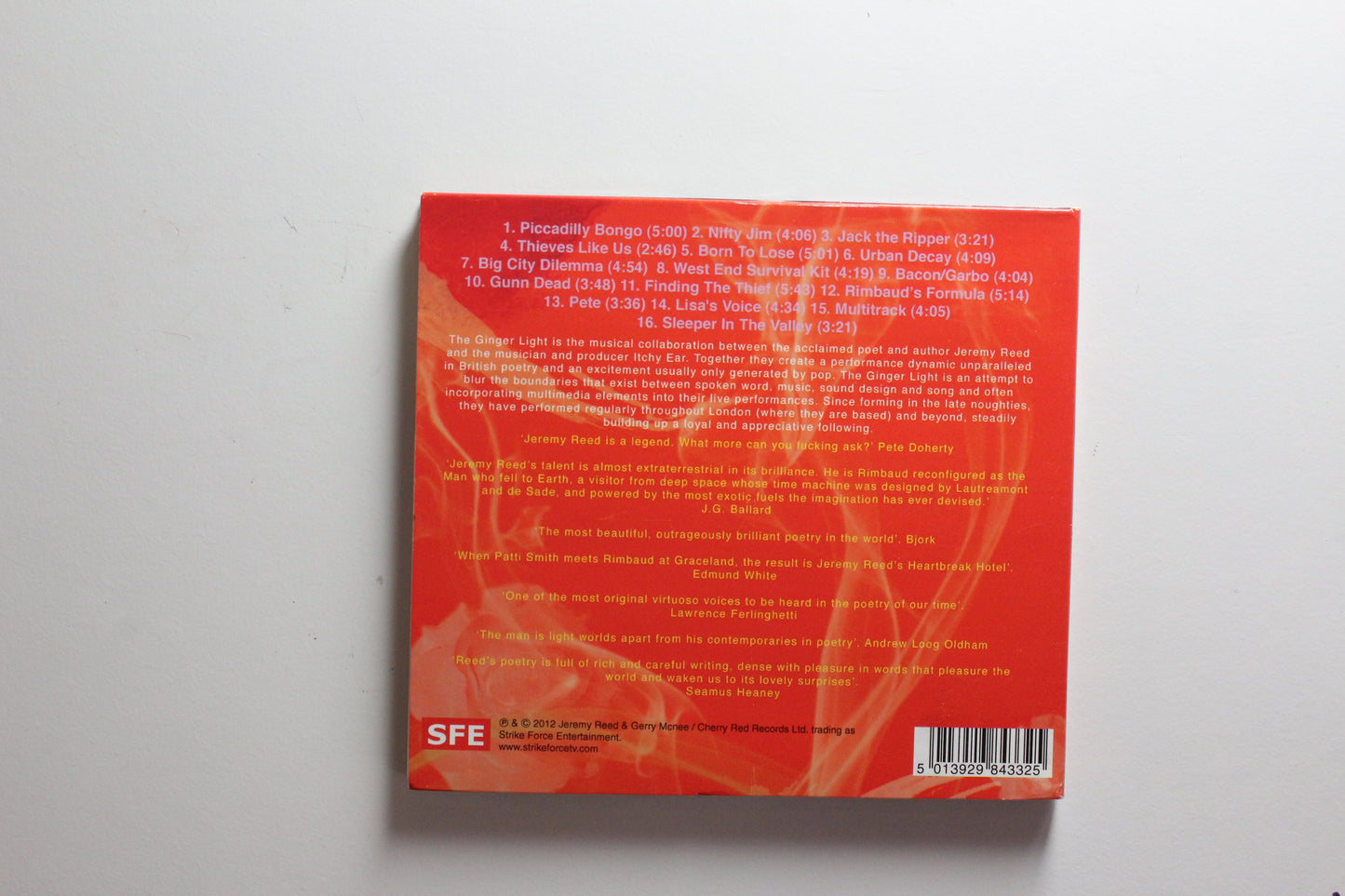 Jeremy Reed & The Ginger Light - Big City Dilemma (NM-)