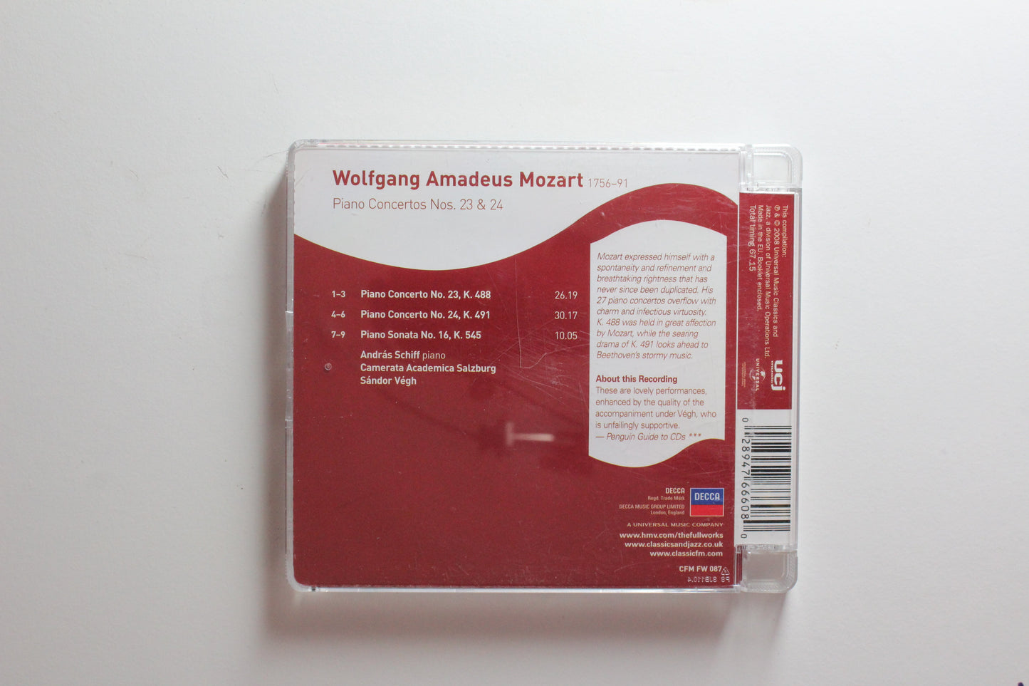 Mozart - Piano Concertos Nos. 23 & 24 (NM-)