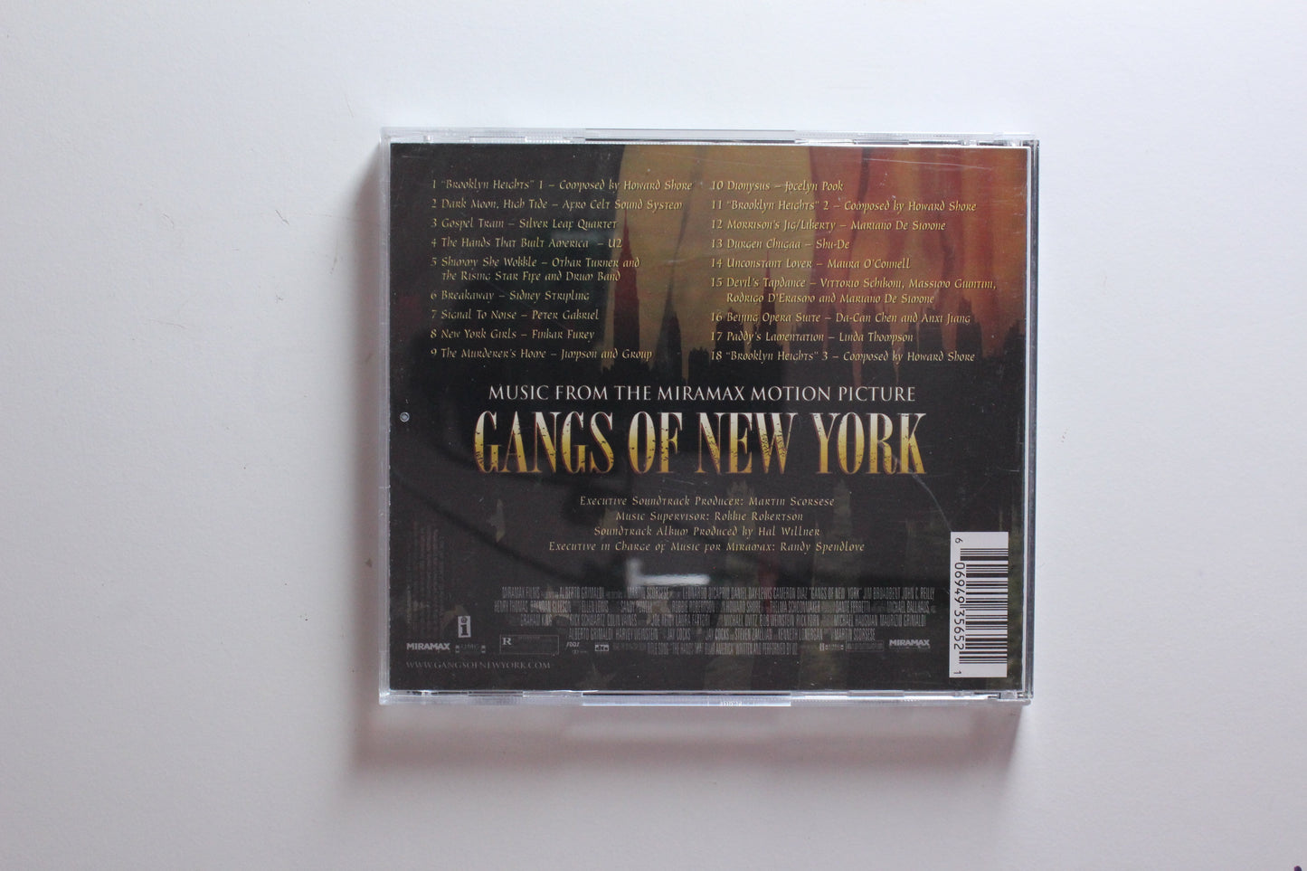 Soundtrack - Gangs Of New York: Music From The Miramax Motion Picture (NM-)