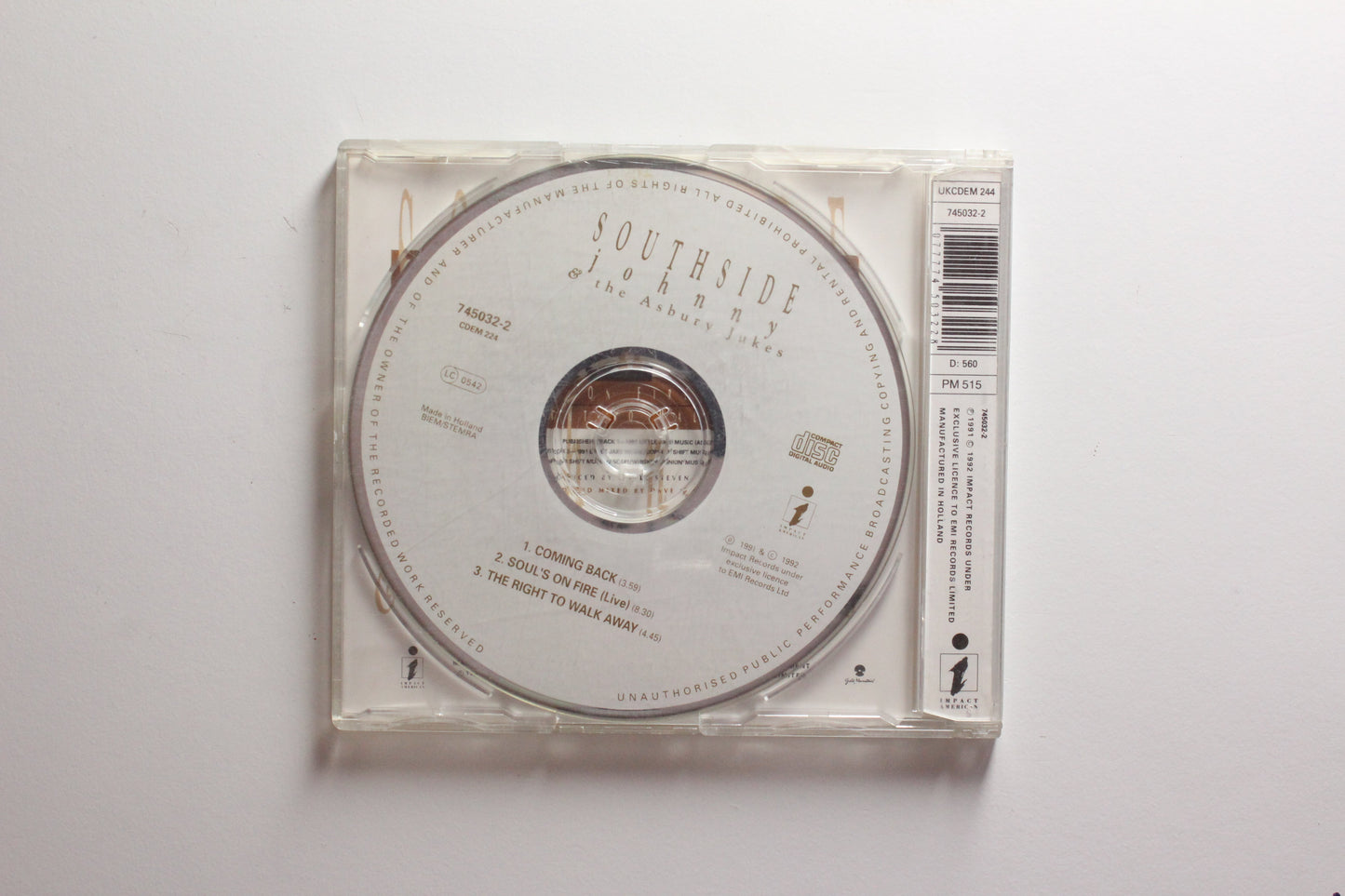 Southside Johnny & The Ashbury Jukes - Coming Back (VG-)