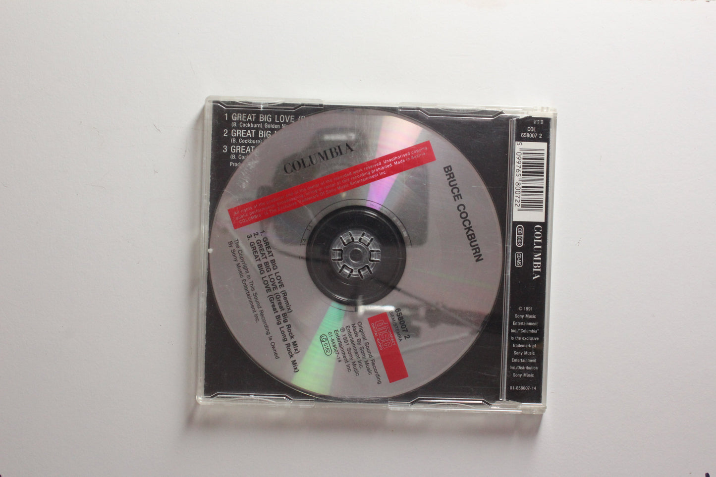 Bruce Cockburn - Great Big Love (VG)