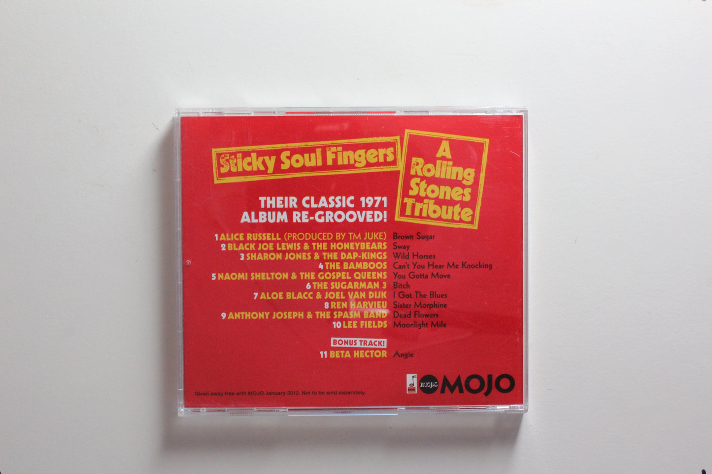 Compilation - Sticky Soul Fingers: A Rolling Stones Tribute (VG-)